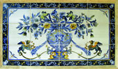 Tile Mural blue Design